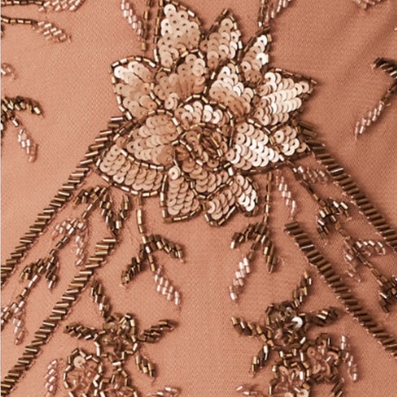 BHLDN FATIMA TEA ROSE AIDAN MATTOX DRESS - Picture 3 of 10